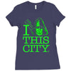 i heart this city Ladies Fitted T-Shirt