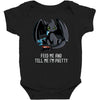 feed me and tell me i'm pretty Baby Bodysuit