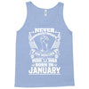 Never Underestimate Dog Rescuer Who Was Born January Tank Top