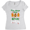 my first grade kids are smart cookies Women's Triblend Scoop T-shirt