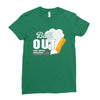 Butt Out Lung Cancer Awareness Ladies Fitted T-Shirt