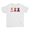 Three Cute But Angry Unicorn Youth Tee