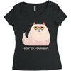 Go F Yourself Women's Triblend Scoop T-shirt