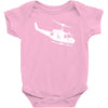 design uh 1h helicopter hubschrauber us army irak krieg war vietnam Baby Onesie