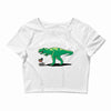 hugasaurus rex Crop Top