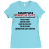 Smartass March Girl Ladies Fitted T-Shirt