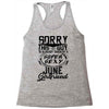 This Guy Is Taken By A Super Sexy June Girlfriend Racerback Tank