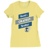 world's okayest brother Ladies Fitted T-Shirt