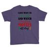 i just want to bake stuff and watch christmas movies all day Youth Tee
