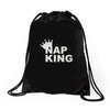 nap king Drawstring Bags