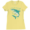 polygon shark Ladies Fitted T-Shirt