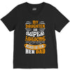My Daughter Super Awesome Dad V-Neck Tee