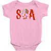 sons of anarchy soa tv show skull reaper american flag Baby Onesie