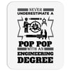 Never Underestimate A Pop Pop With An Engineer Degree Mousepad