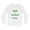 blessed god by spoiled by my husband protected by both Long Sleeve Shirts