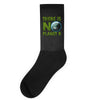 there is no planet  b earth day Socks