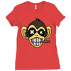 monkey Ladies Fitted T-Shirt