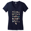shakespeare a z Women's V-Neck T-Shirt