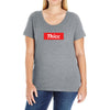 Thicc Hypebeast Ladies Curvy T-Shirt