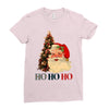 vintage santa christmas Ladies Fitted T-Shirt