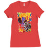 goldar &amp; rito Ladies Fitted T-Shirt