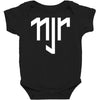 neymar jr sports white logos Baby Bodysuit