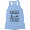 ugly santa claus Racerback Tank