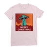 i want to believe santa parody Ladies Fitted T-Shirt
