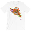 women's sugar skull purple T-Shirt