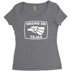 hecho en tejas Women's Triblend Scoop T-shirt
