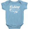 fishing   through his fly! Baby Bodysuit
