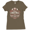 christmas happy new years Ladies Fitted T-Shirt