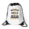 Super Cool Mother In Law Of A Freaking Awesome Son In Law Drawstring Bags