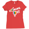 coming out Ladies Fitted T-Shirt