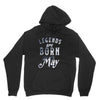 legends are born in may funny Hoodie