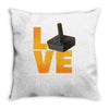 love stick Throw Pillow