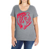 money over emotion Ladies Curvy T-Shirt
