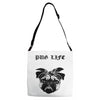 pug life Adjustable Strap Totes