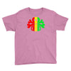 rasta skull and crossbones reggae dub club rave Youth Tee