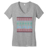 christmas ugly Women's V-Neck T-Shirt