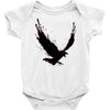 black raven with red eye Baby Bodysuit