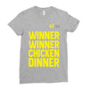 Winner Winner Chicken Dinner Pubg Ladies Fitted T-Shirt