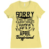 This Girl Is Taken By A Super Sexy April Boyfriend Ladies Fitted T-Shirt