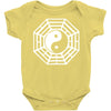 i ching ying and yang Baby Bodysuit