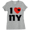 east coast escape Ladies Fitted T-Shirt