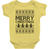 ugly merry christmas Baby Bodysuit