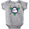 mighty leo Baby Onesie