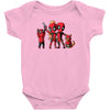 deadpool family portrait Baby Bodysuit
