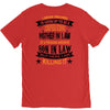 Super Cool Mother In Law Of A Freaking Awesome Son In Law V-Neck Tee