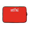 evolution of a zombie Laptop sleeve